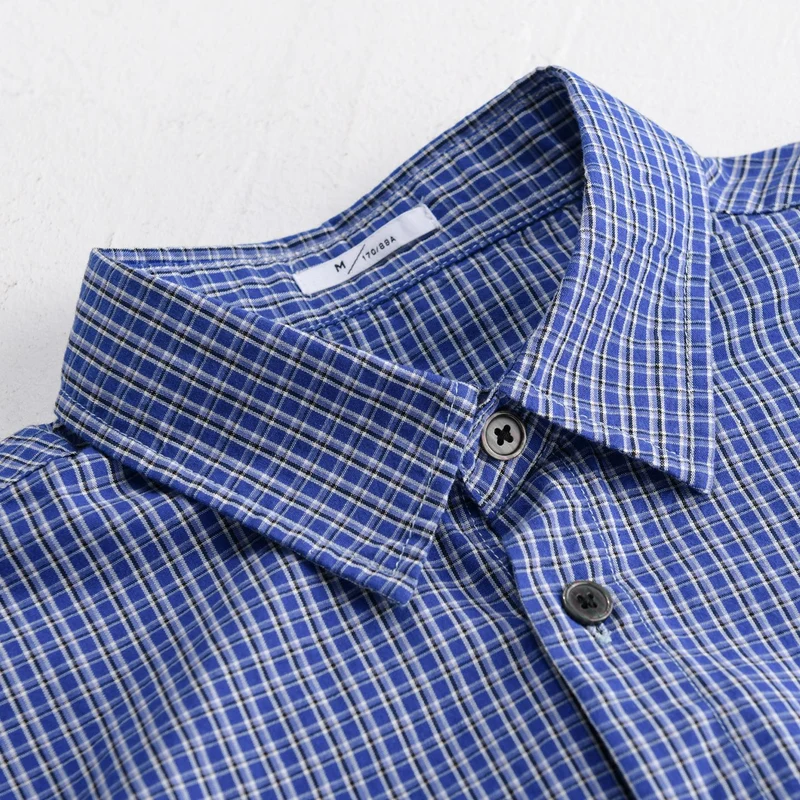 Herren Karo-Layering-Hemd im Overshirt-Stil aus weichem Baumwollpopeline Drune