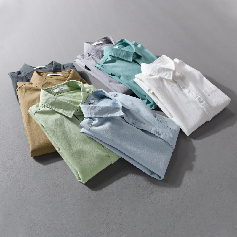 Herren Hemdjacken-Overshirt aus softem Baumwoll-Twill mit Relaxed-Fit und aufgesetzter Brusttasche Drune