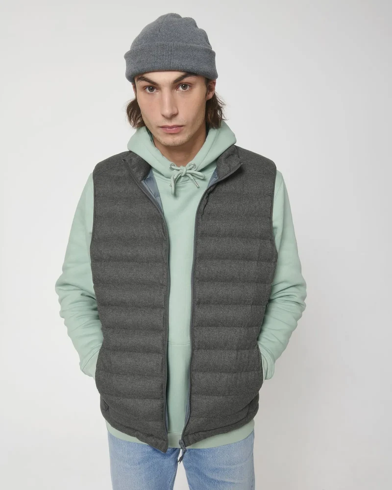 Weste recycelt Stanley/Stella Climber Wool-Like zum Personalisieren