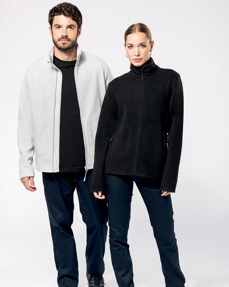 Umweltverantwortliche Mikrofleece-Jacke zum Personalisieren