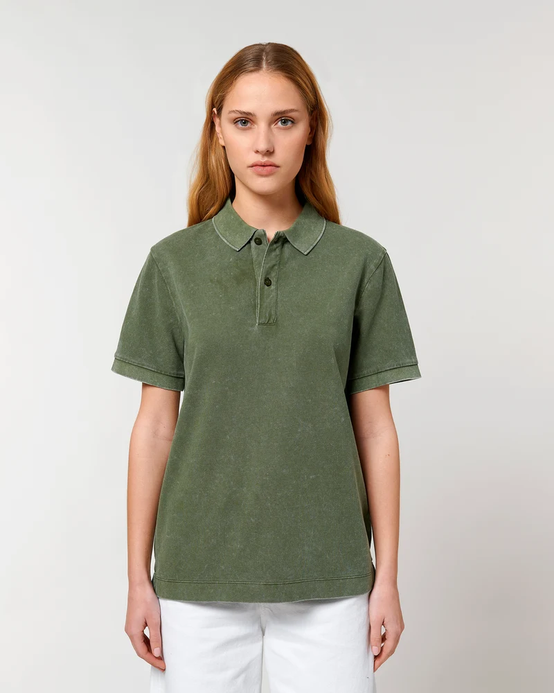 Vintage-Polo unisex zum Personalisieren
