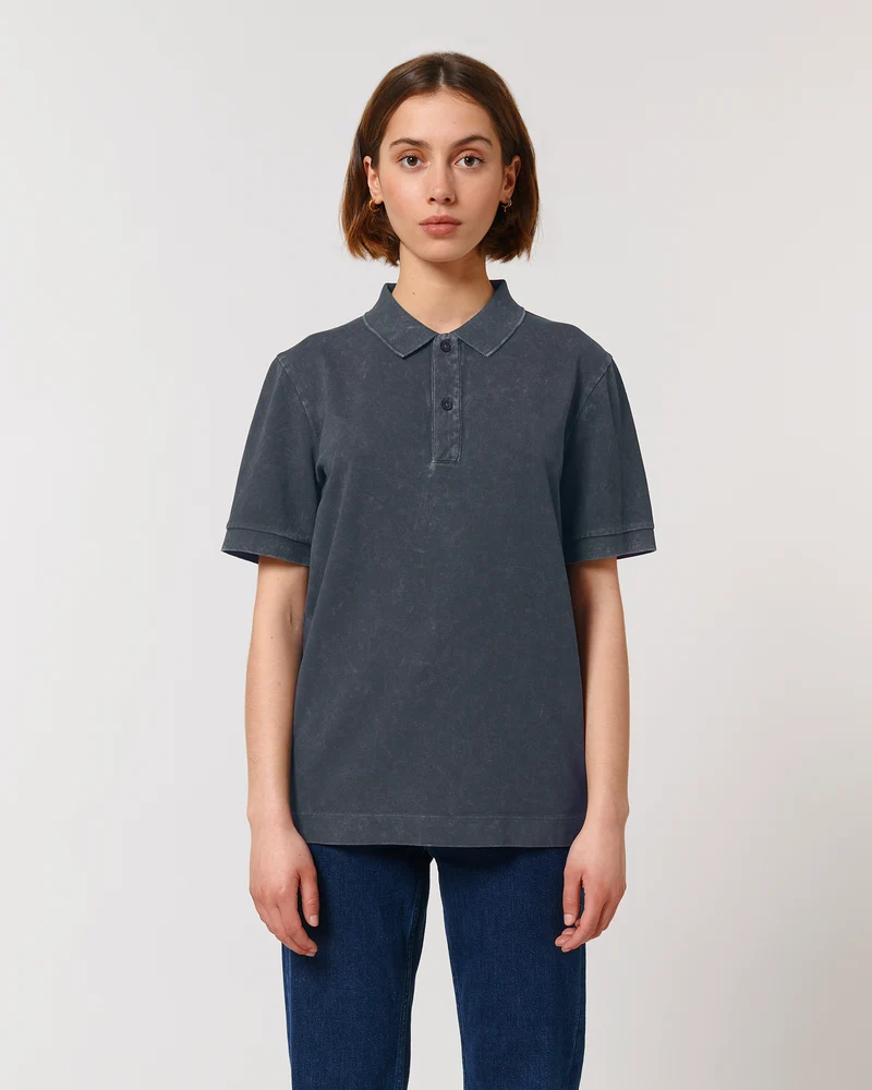 Vintage-Polo unisex zum Personalisieren
