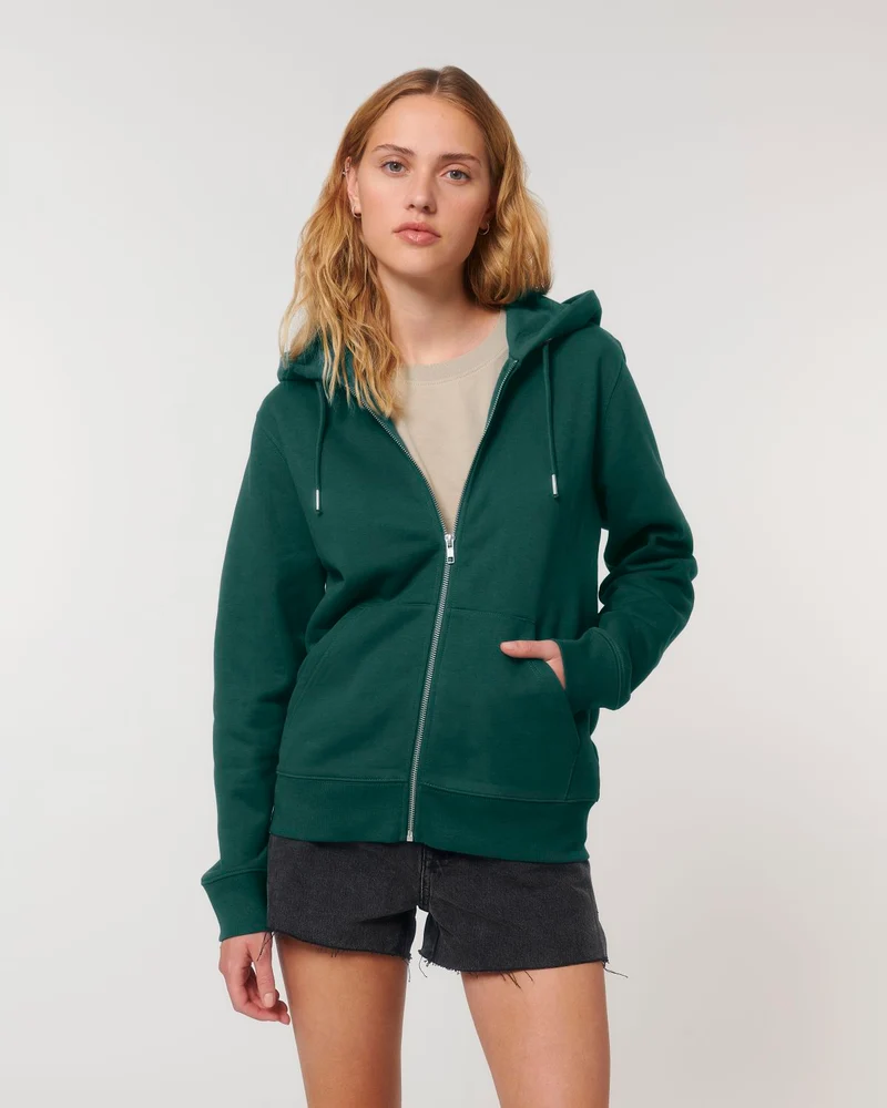 Dickes Unisex-Kapuzensweatshirt mit Reißverschluss zum Personalisieren