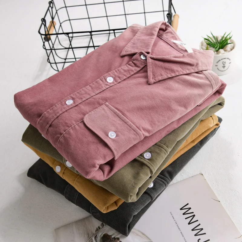 Herren Cordshirt im Overshirt‑Stil mit Brustpatte und entspannter Passform Drune