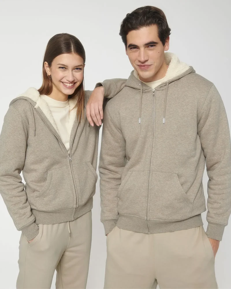 Sweatshirt zippbar Bio-Baumwolle Stanley/Stella Hygger zum Personalisieren