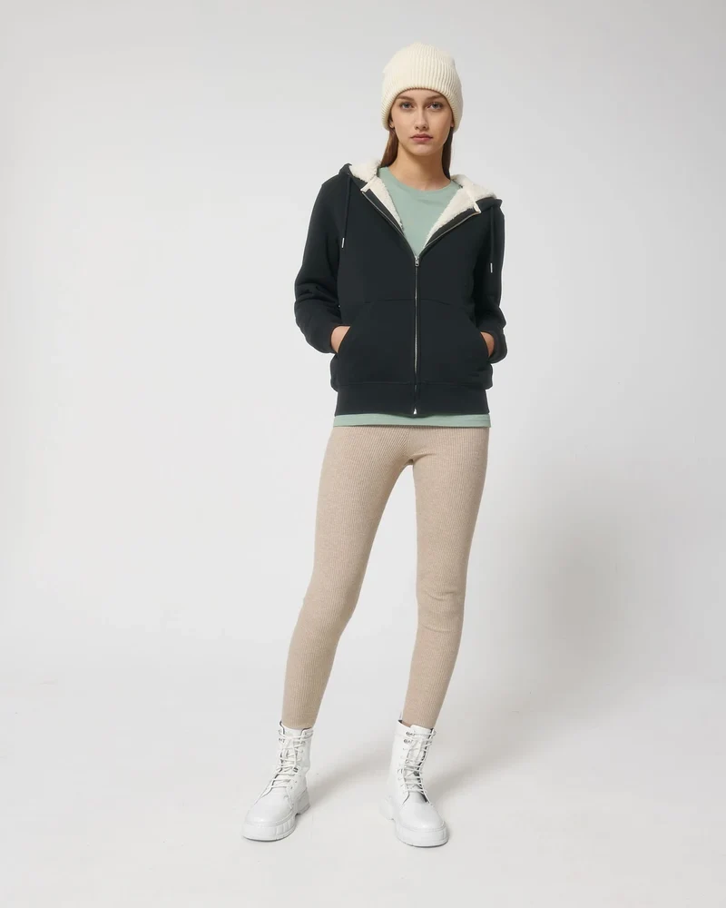 Sweatshirt zippbar Bio-Baumwolle Stanley/Stella Hygger zum Personalisieren