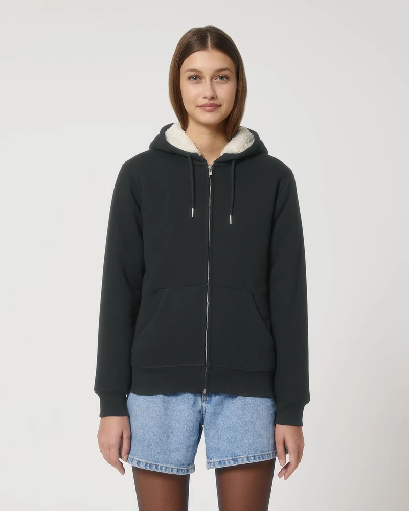 Sweatshirt zippbar Bio-Baumwolle Stanley/Stella Hygger zum Personalisieren