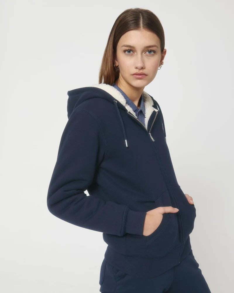 Sweatshirt zippbar Bio-Baumwolle Stanley/Stella Hygger zum Personalisieren