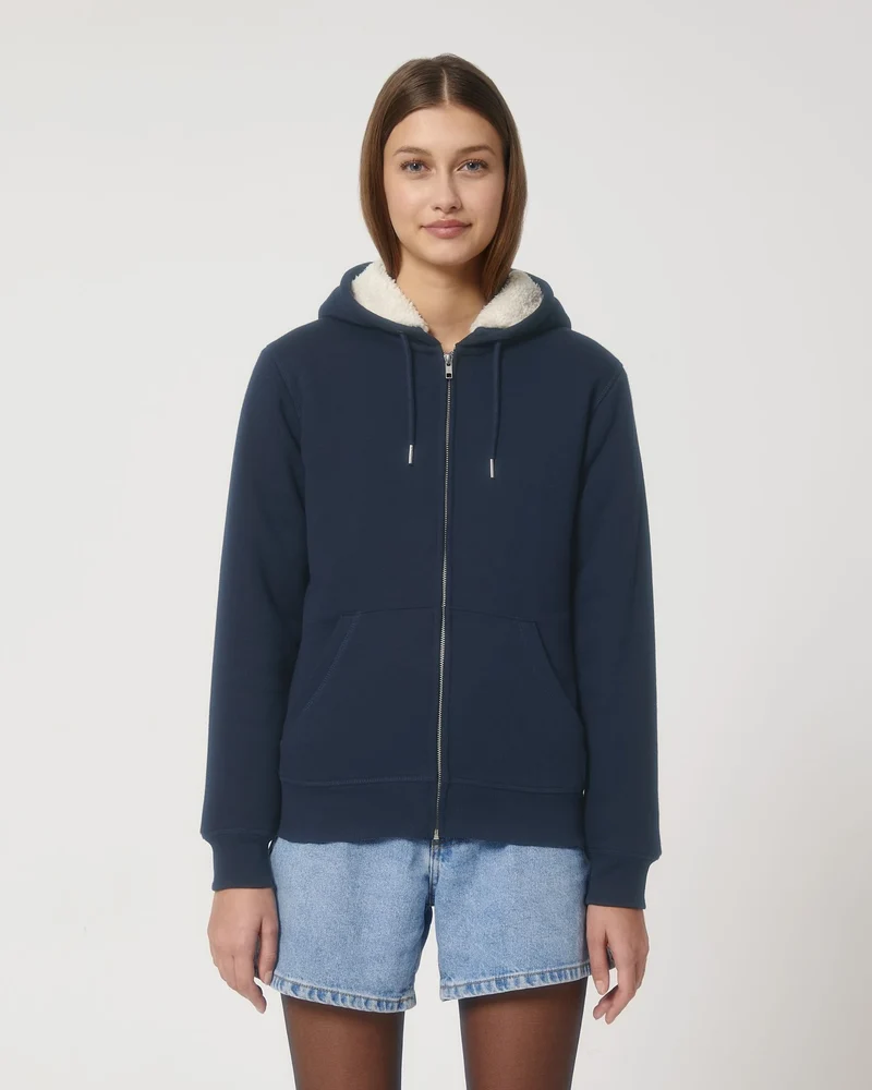 Sweatshirt zippbar Bio-Baumwolle Stanley/Stella Hygger zum Personalisieren