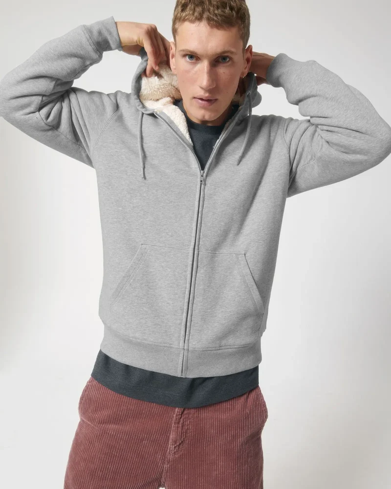 Sweatshirt zippbar Bio-Baumwolle Stanley/Stella Hygger zum Personalisieren