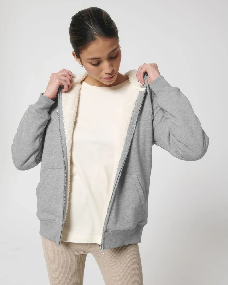 Sweatshirt zippbar Bio-Baumwolle Stanley/Stella Hygger zum Personalisieren