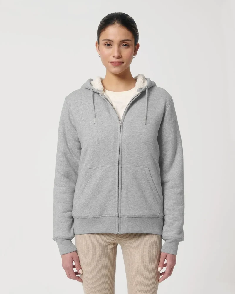 Sweatshirt zippbar Bio-Baumwolle Stanley/Stella Hygger zum Personalisieren