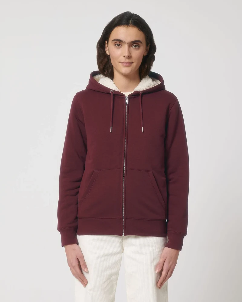 Sweatshirt zippbar Bio-Baumwolle Stanley/Stella Hygger zum Personalisieren