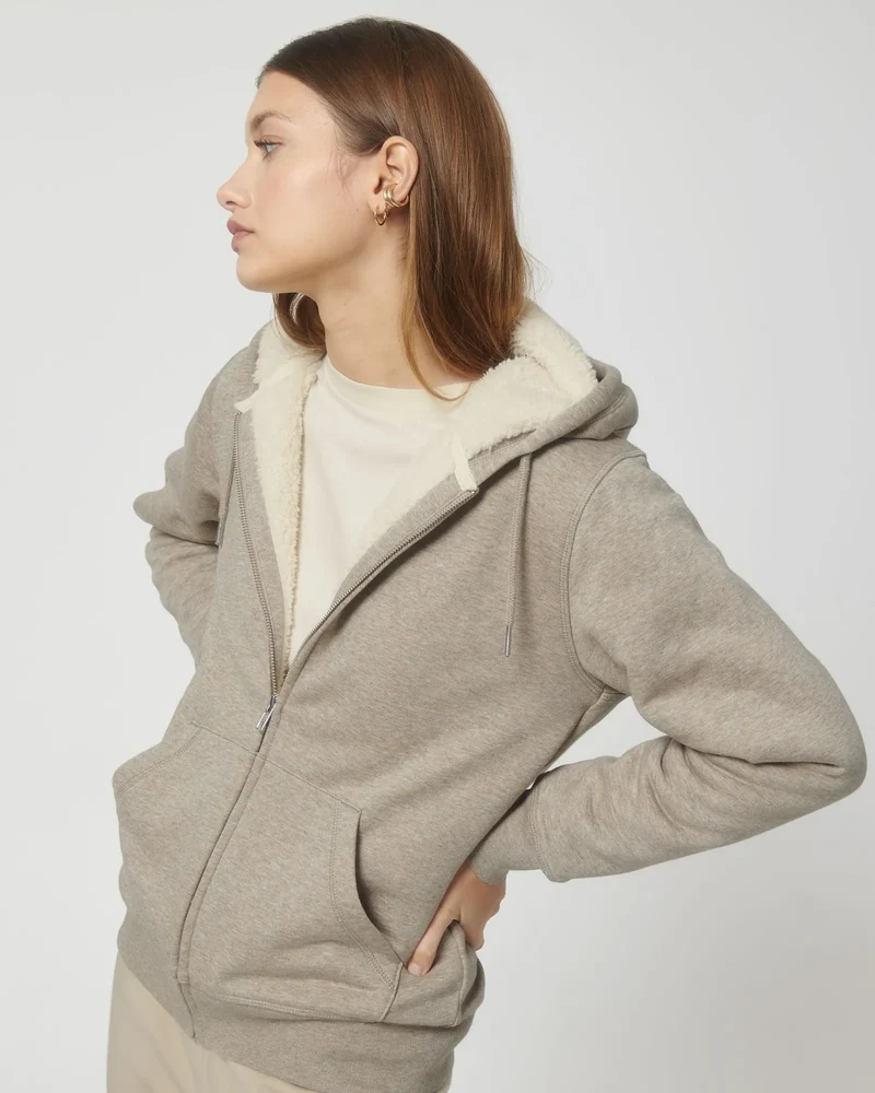 Sweatshirt zippbar Bio-Baumwolle Stanley/Stella Hygger zum Personalisieren