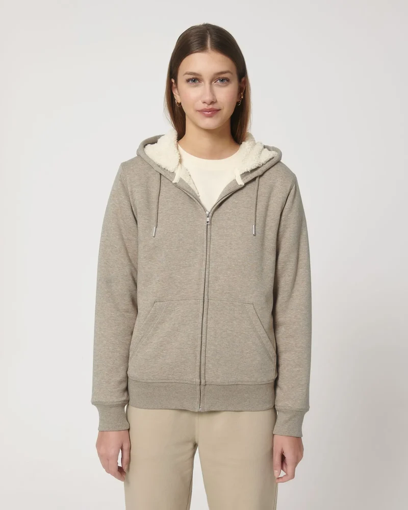 Sweatshirt zippbar Bio-Baumwolle Stanley/Stella Hygger zum Personalisieren