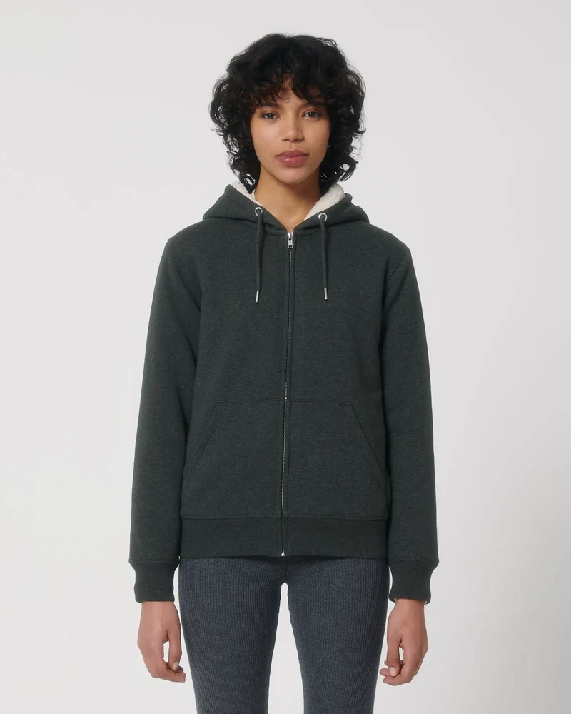 Sweatshirt zippbar Bio-Baumwolle Stanley/Stella Hygger zum Personalisieren