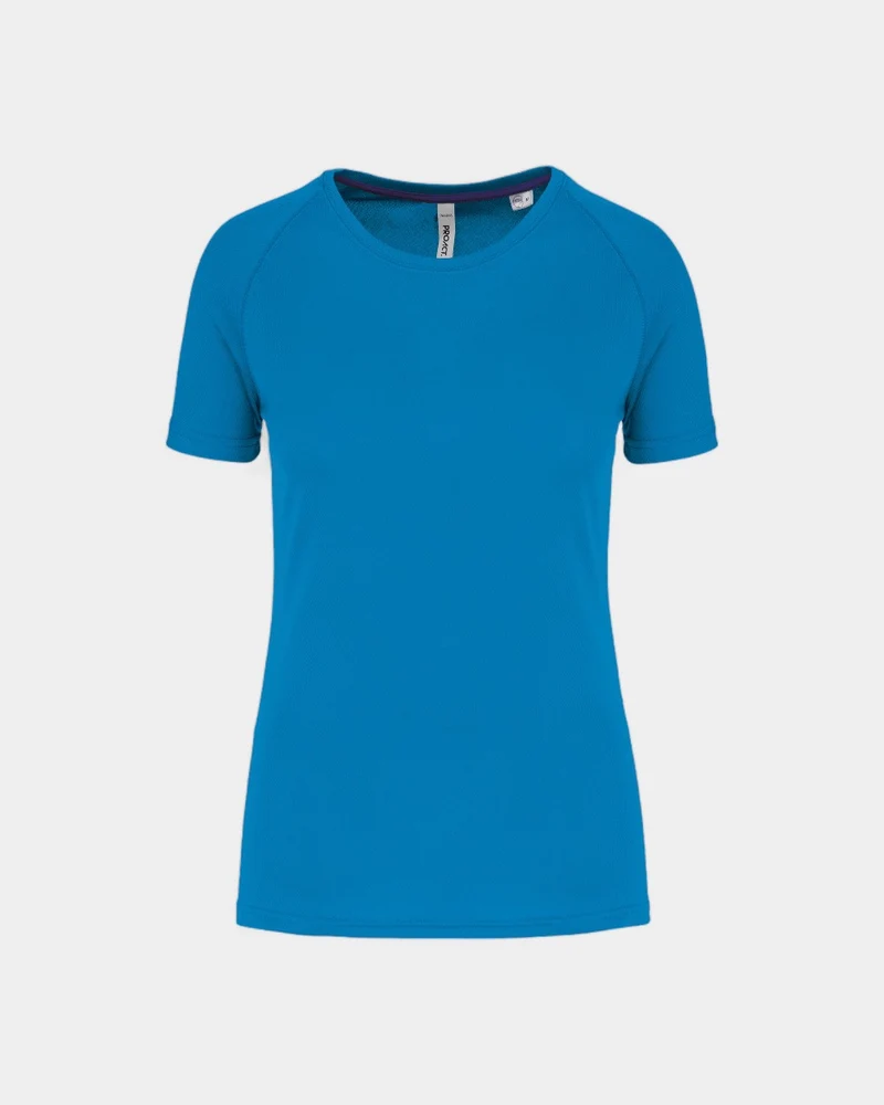 Recyceltes Damen-Sport-T-Shirt zum Personalisieren