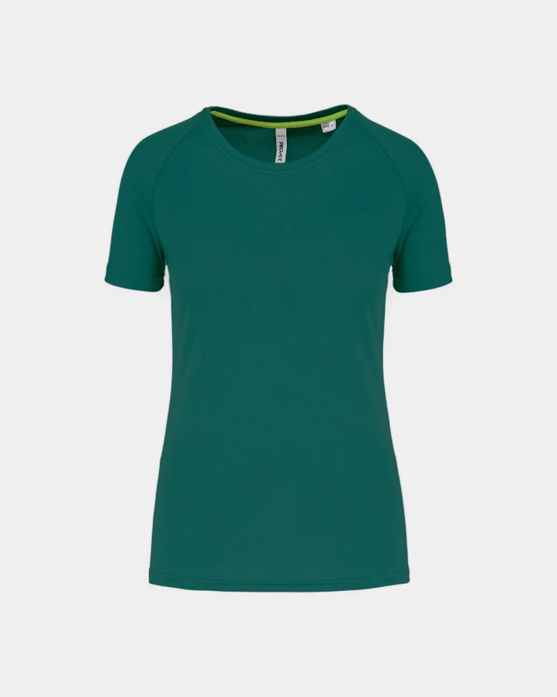 Recyceltes Damen-Sport-T-Shirt zum Personalisieren