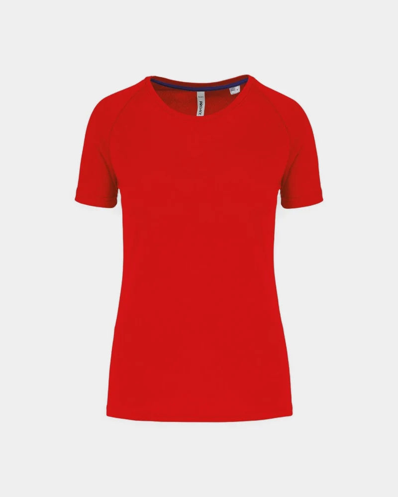 Recyceltes Damen-Sport-T-Shirt zum Personalisieren