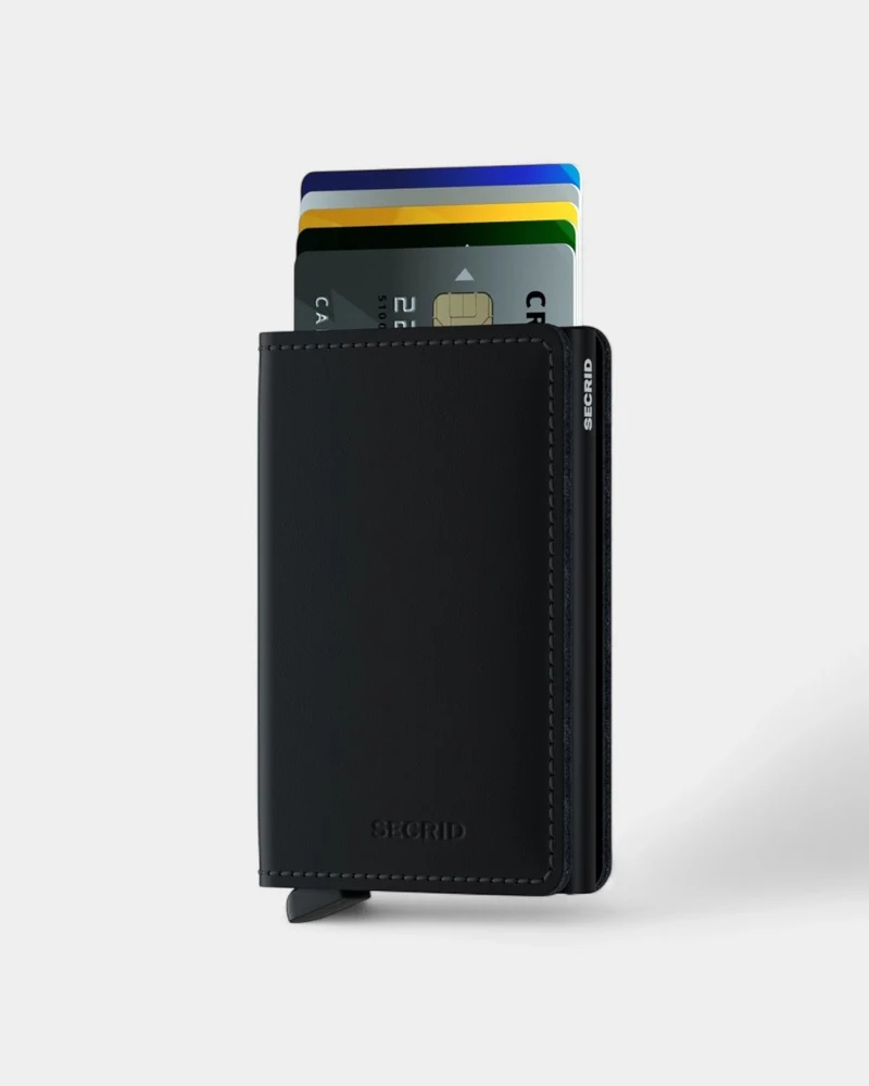 Geldbörse Slimwallet aus Leder zum Personalisieren