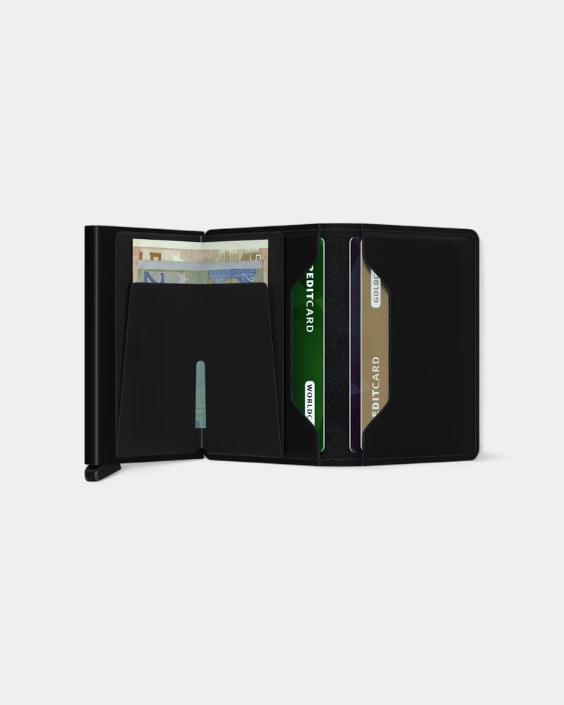 Geldbörse Slimwallet aus Leder zum Personalisieren