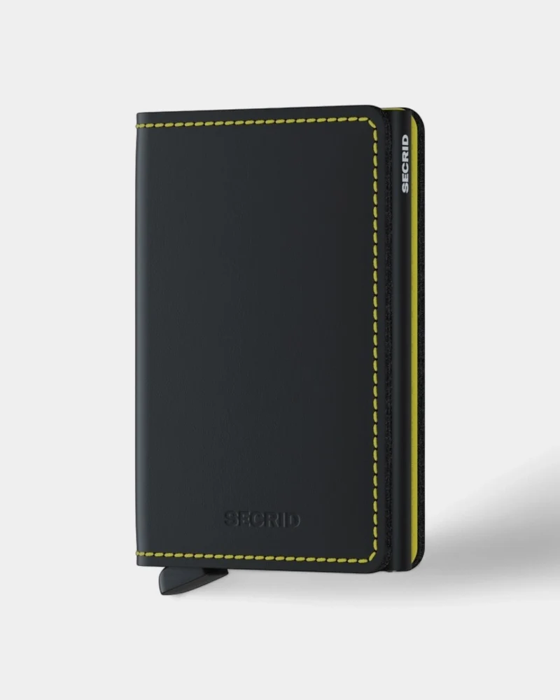 Geldbörse Slimwallet aus Leder zum Personalisieren