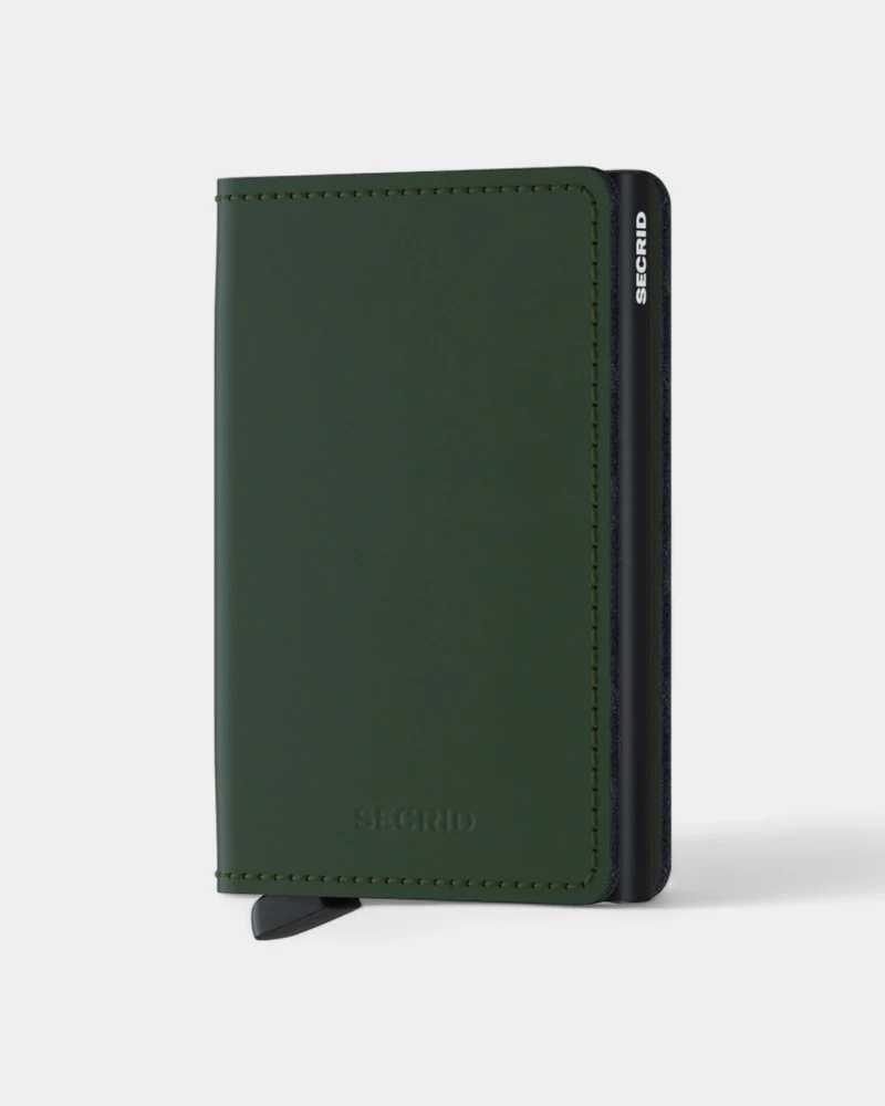 Geldbörse Slimwallet aus Leder zum Personalisieren