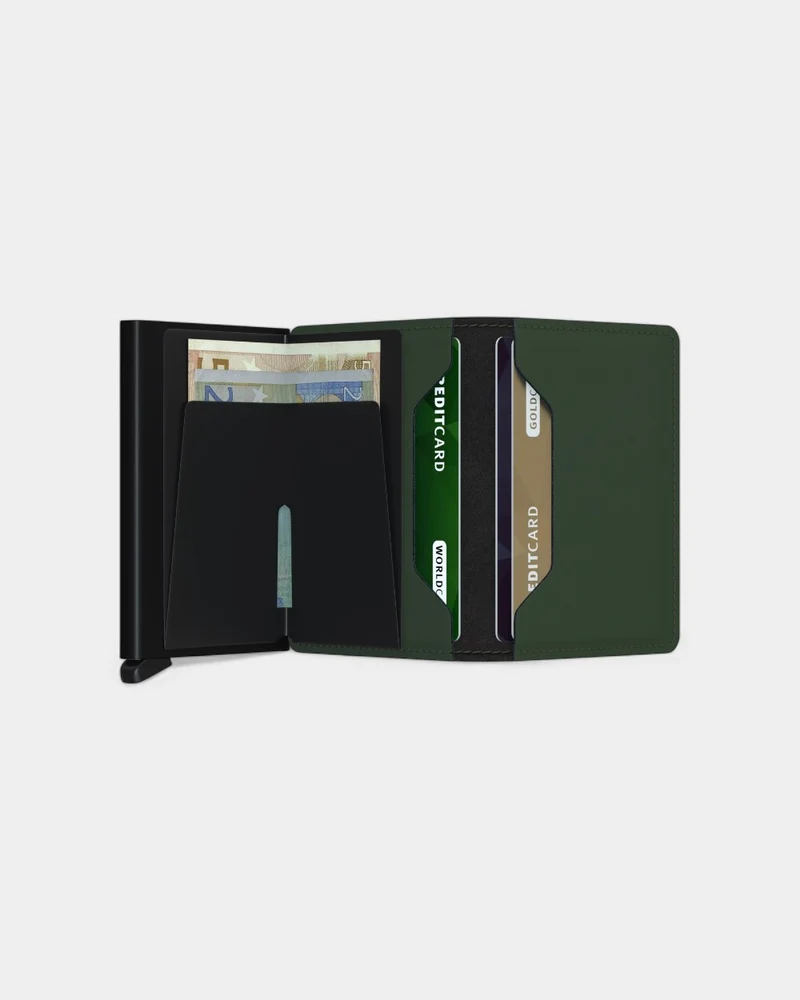 Geldbörse Slimwallet aus Leder zum Personalisieren