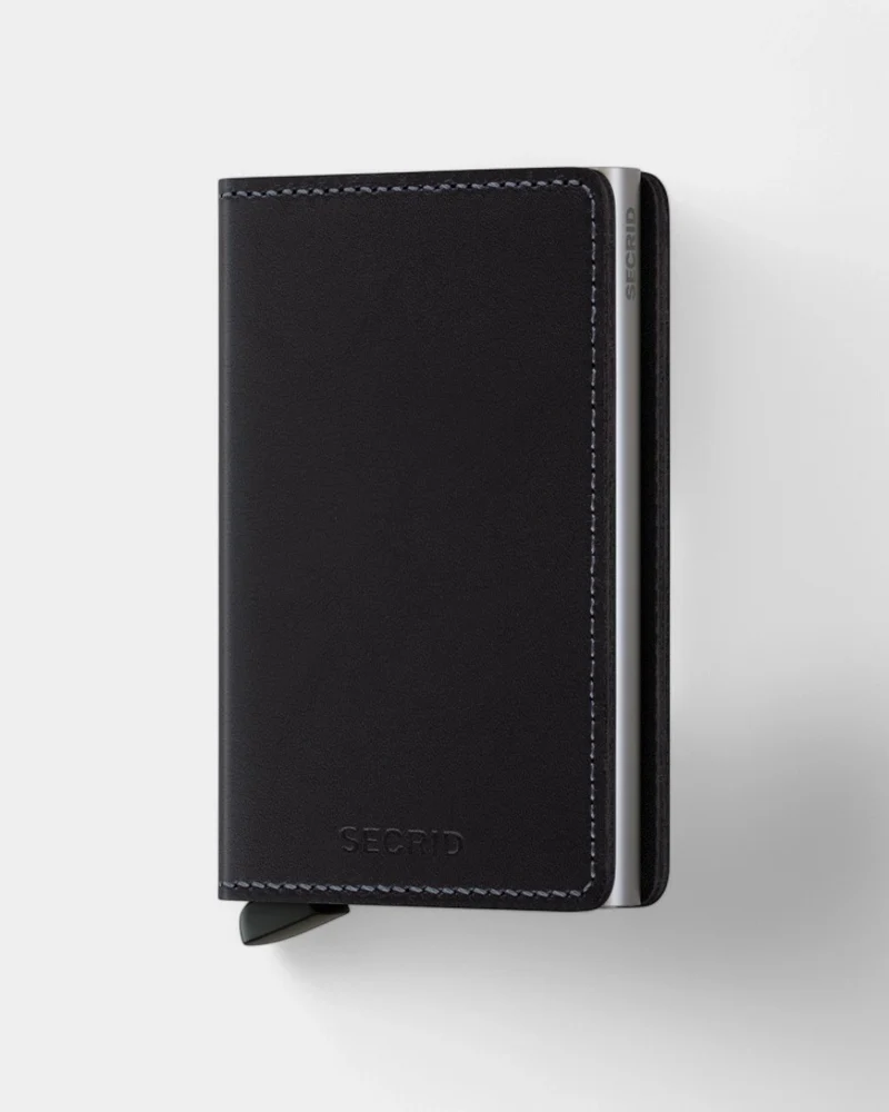 Geldbörse Slimwallet aus Leder zum Personalisieren