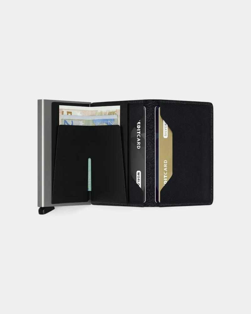 Geldbörse Slimwallet aus Leder zum Personalisieren