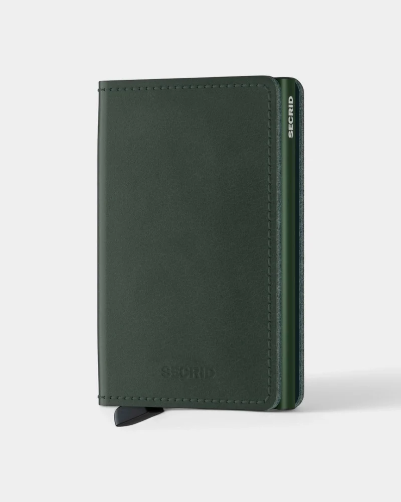 Geldbörse Slimwallet aus Leder zum Personalisieren