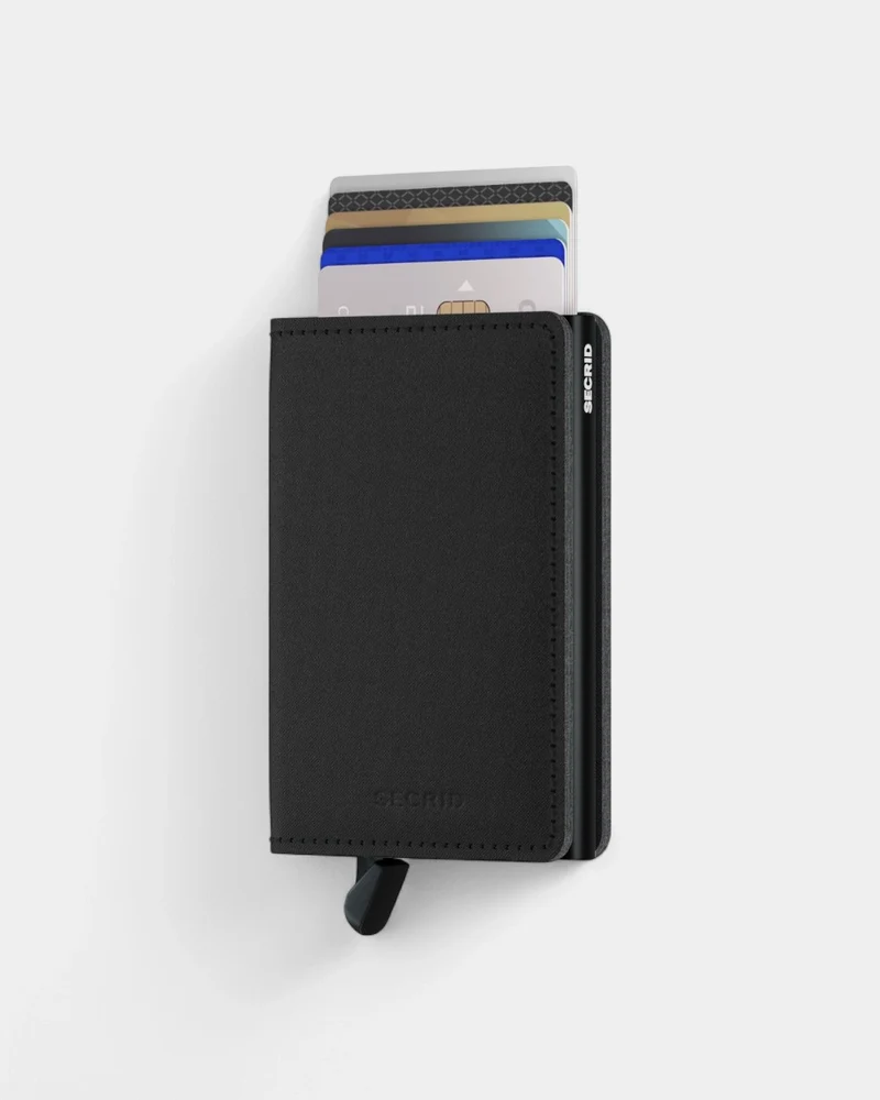 Geldbörse Slimwallet aus Leder zum Personalisieren