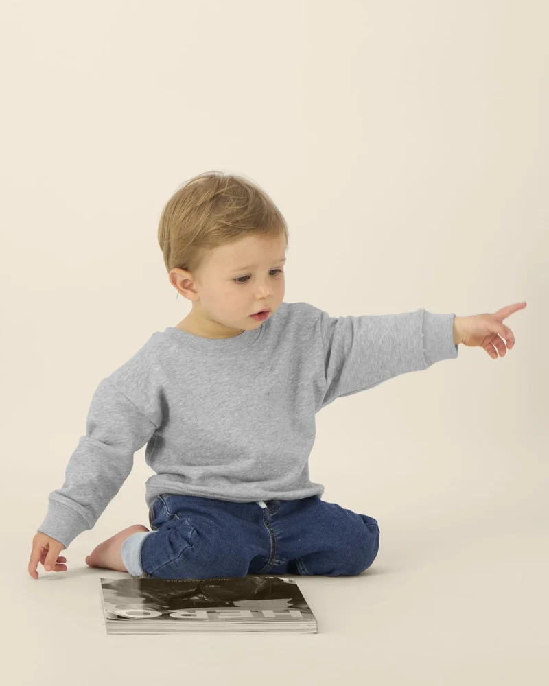 Sweatshirt Baby Iconic col rond Stanley/Stella zum Personalisieren
