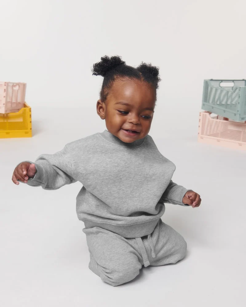 Sweatshirt Baby Iconic col rond Stanley/Stella zum Personalisieren