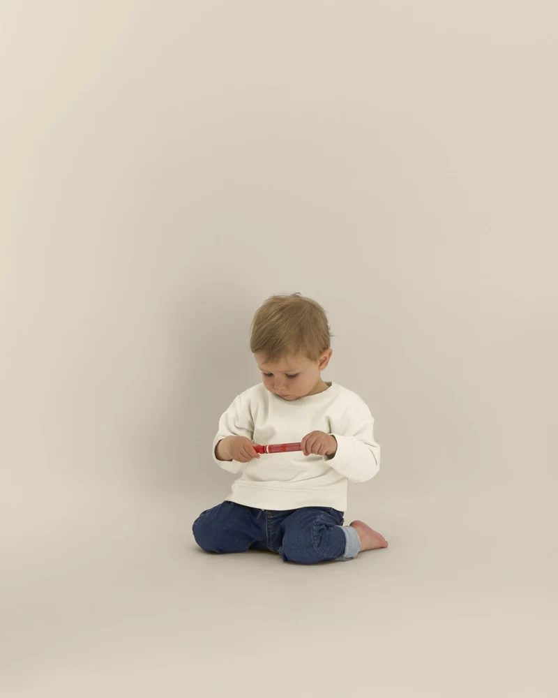 Sweatshirt Baby Iconic col rond Stanley/Stella zum Personalisieren
