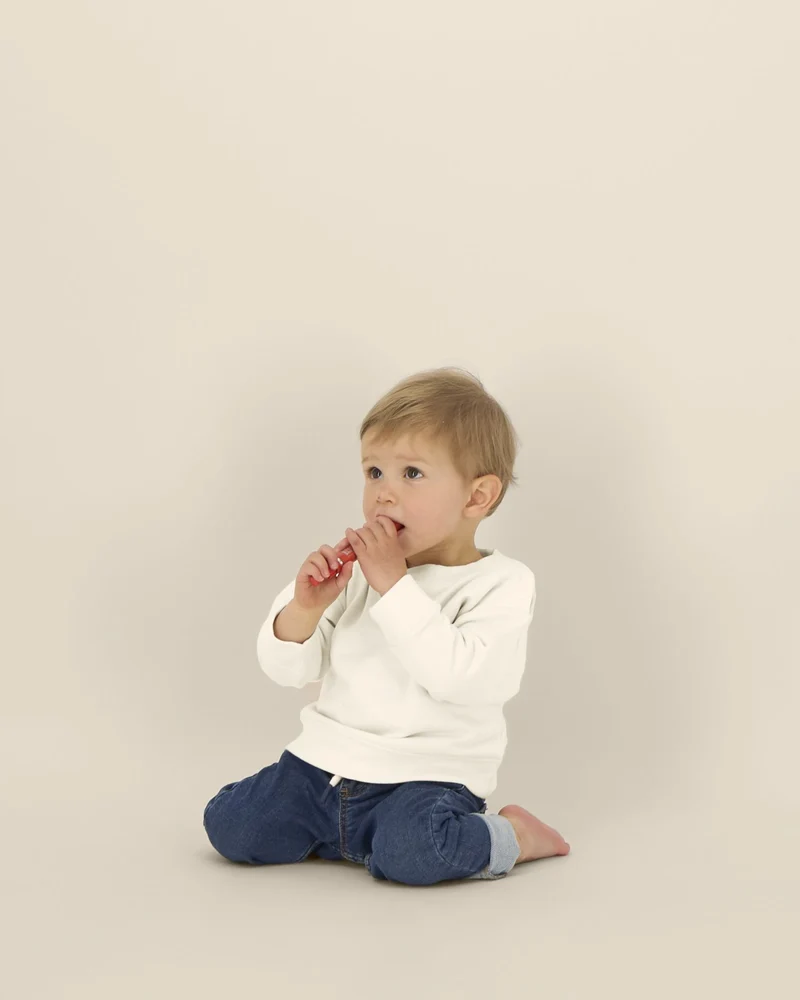 Sweatshirt Baby Iconic col rond Stanley/Stella zum Personalisieren