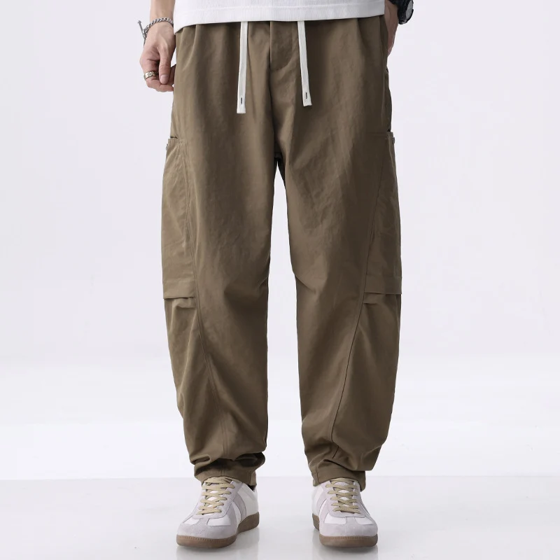 Herren Cargo-Jogginghose mit Kordelzug, elastischem Saum und seitlichen Utility‑Taschen Drune