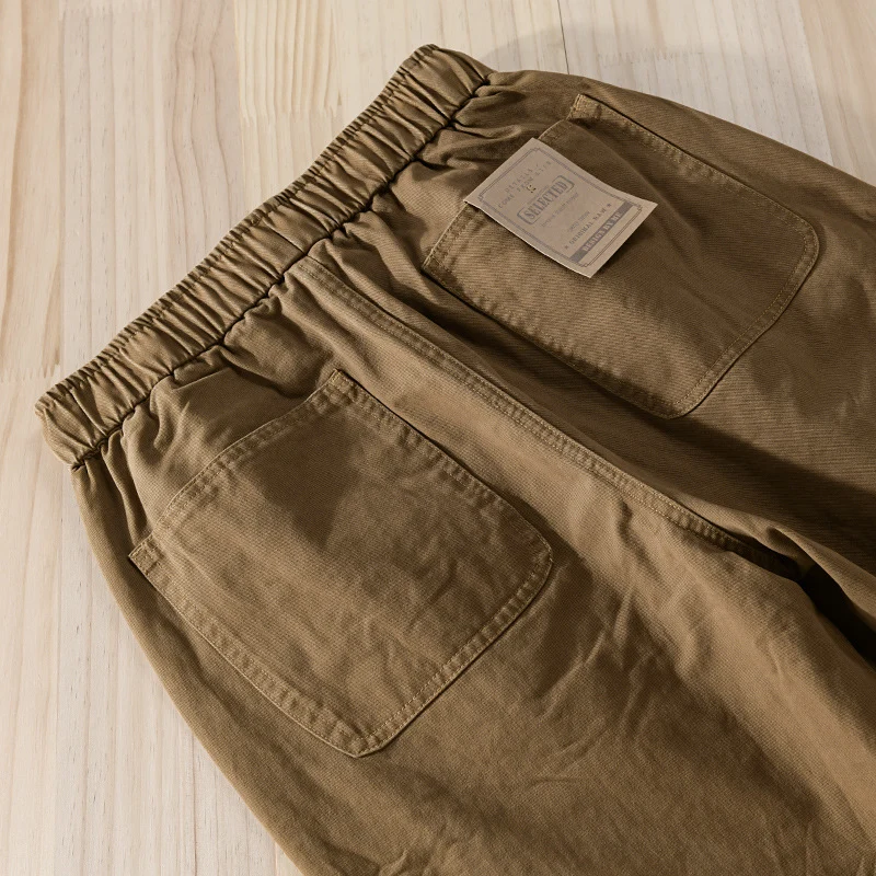 Herren Cargo-Joggerhose mit elastischem Bund und Bündchen Drune
