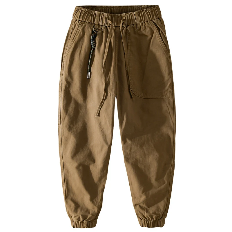 Herren Cargo-Joggerhose mit elastischem Bund und Bündchen Drune