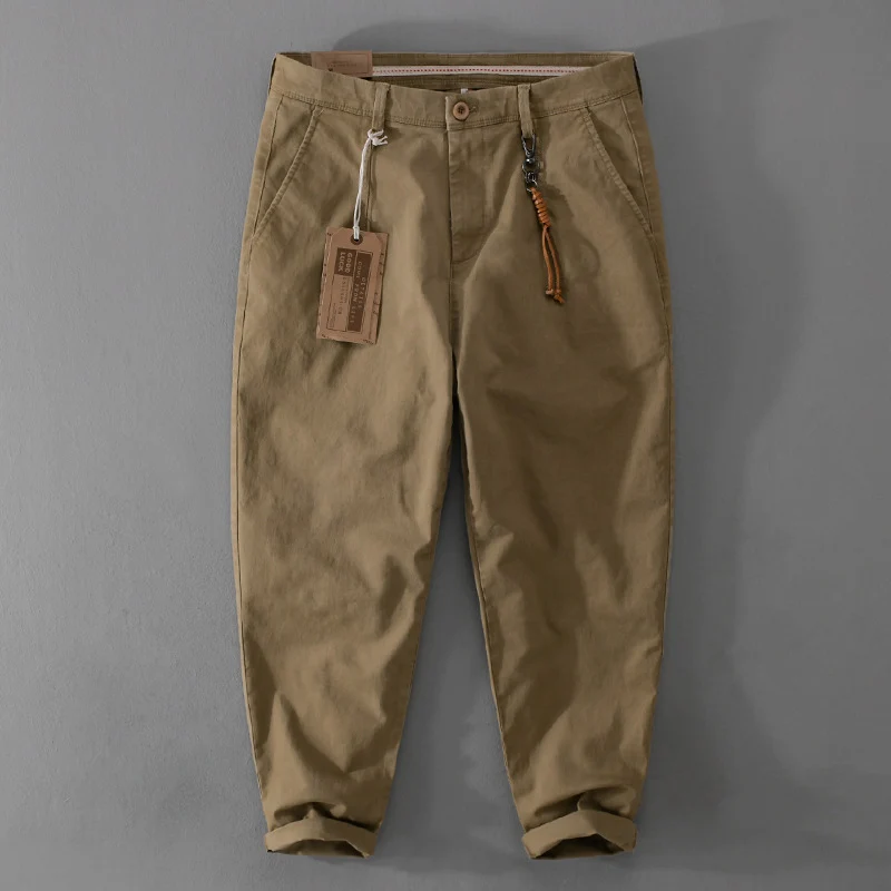 Herren Baumwoll‑Twill Chino im Relaxed‑Tapered Schnitt mit Kordelzugbund und aufgesetzten Taschen Drune