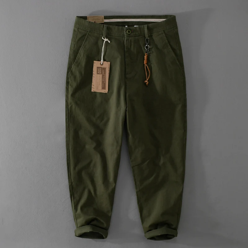 Herren Baumwoll‑Twill Chino im Relaxed‑Tapered Schnitt mit Kordelzugbund und aufgesetzten Taschen Drune