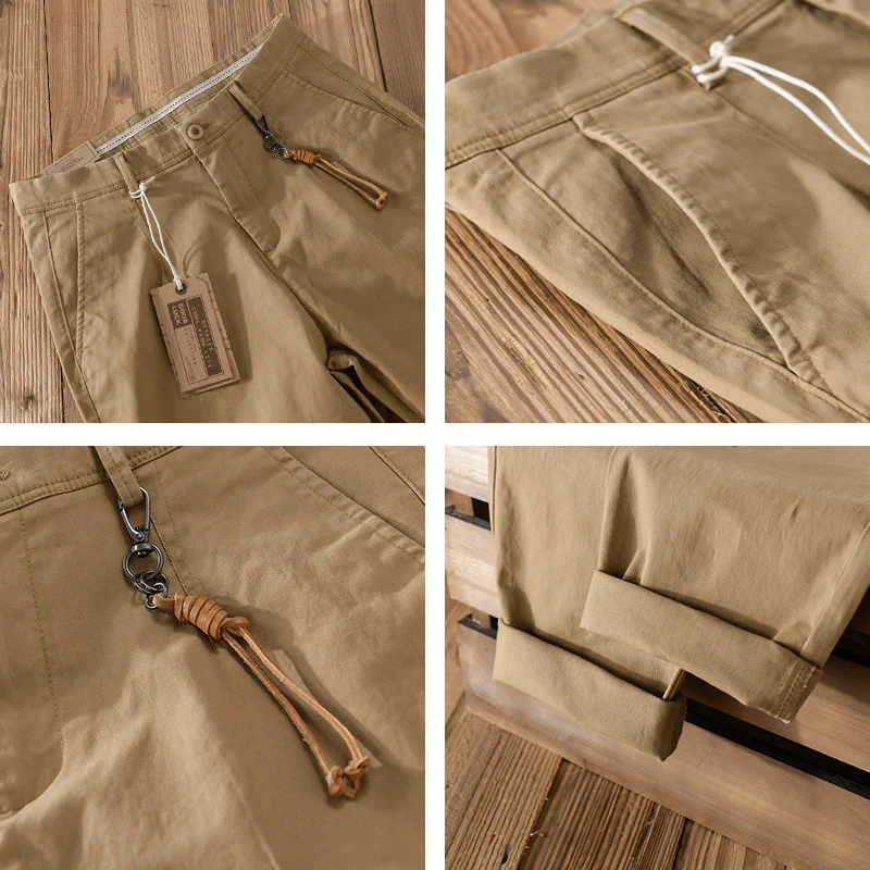 Herren Baumwoll‑Twill Chino im Relaxed‑Tapered Schnitt mit Kordelzugbund und aufgesetzten Taschen Drune
