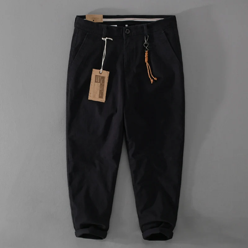 Herren Baumwoll‑Twill Chino im Relaxed‑Tapered Schnitt mit Kordelzugbund und aufgesetzten Taschen Drune