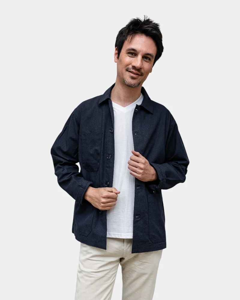 Unisex-Überhemd aus Canvas zum Personalisieren