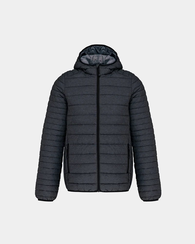Herren-Daunenjacke mit Kapuze zum Personalisieren