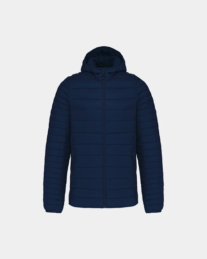 Herren-Daunenjacke mit Kapuze zum Personalisieren