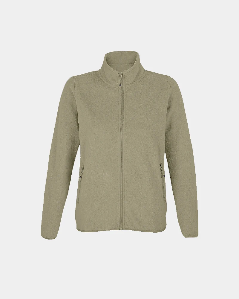 Recycelte Damen-Mikrofleecejacke zum Personalisieren