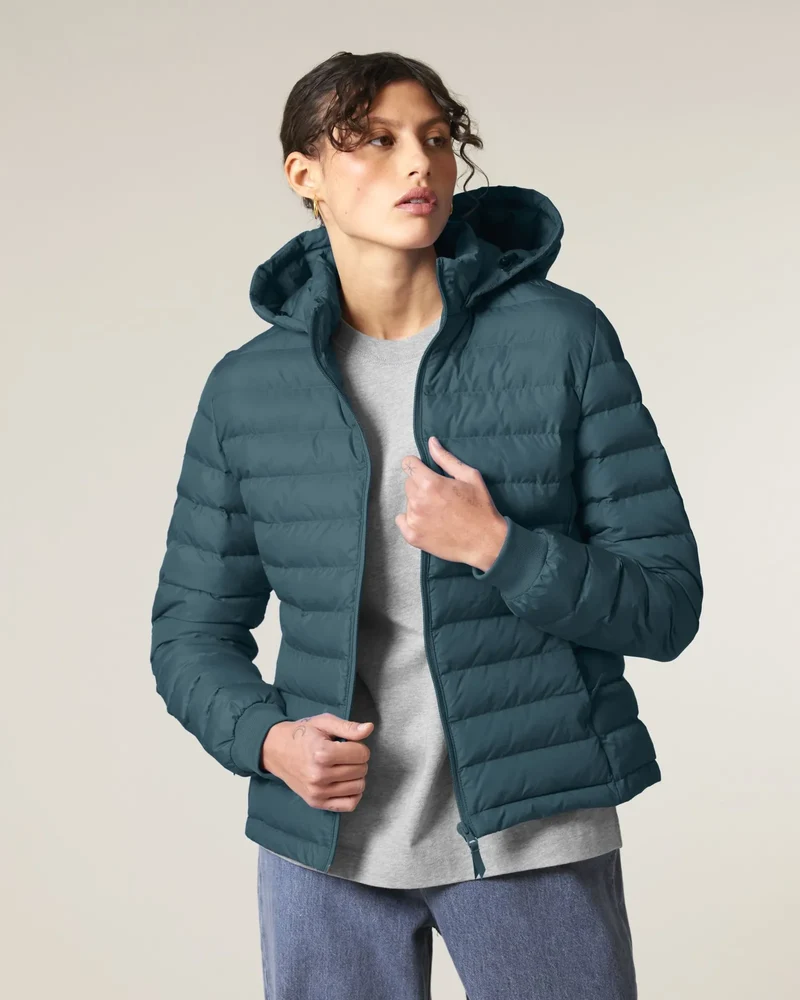Damenjacke recycelt Stanley/Stella Voyager zum Personalisieren