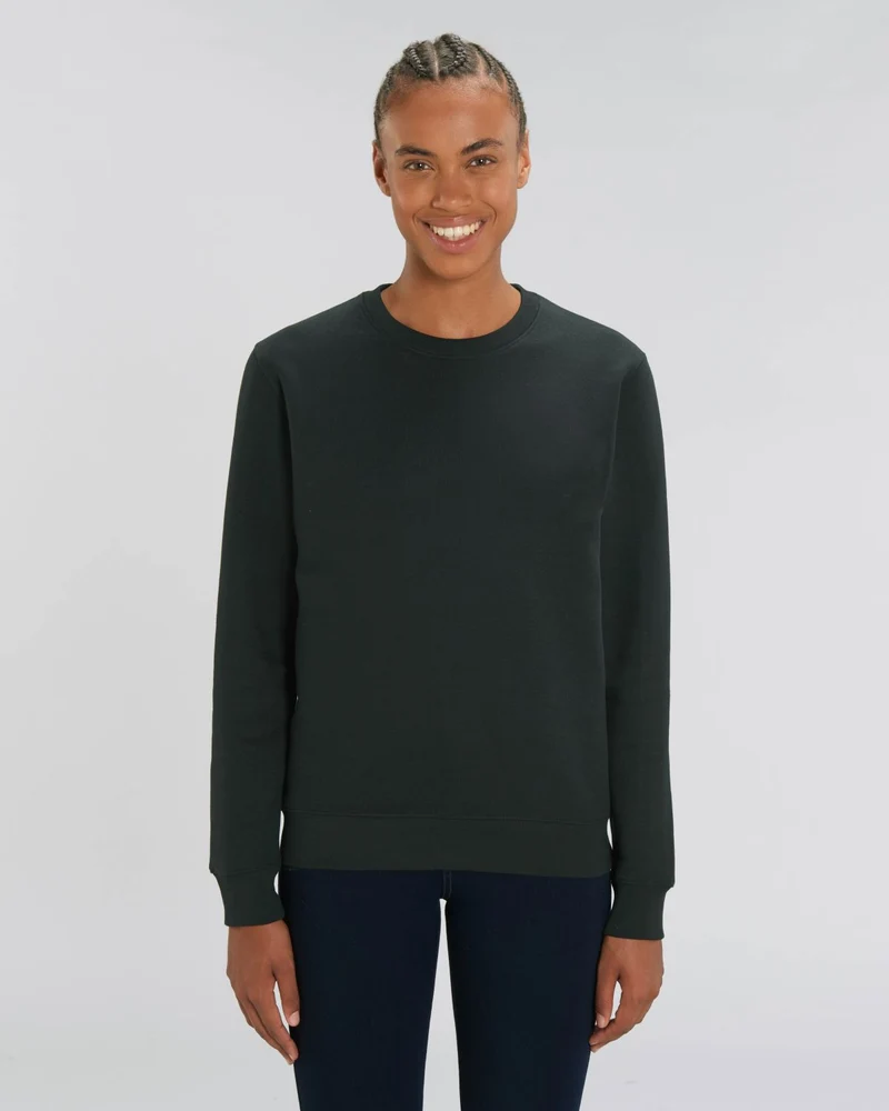 Premium-Sweatshirt mit Rundhalsausschnitt, unisex, aus Bio-Baumwolle zum Personalisieren