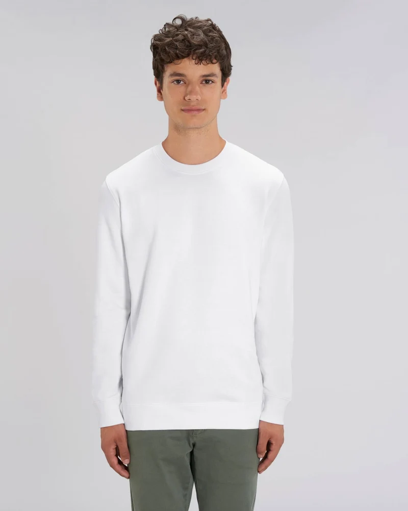 Premium-Sweatshirt mit Rundhalsausschnitt, unisex, aus Bio-Baumwolle zum Personalisieren
